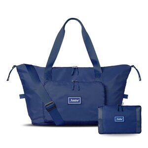 The Foldie Travel Bag in navy blue (NWT)